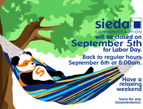 Sieda Community Action Closed for Labor Day