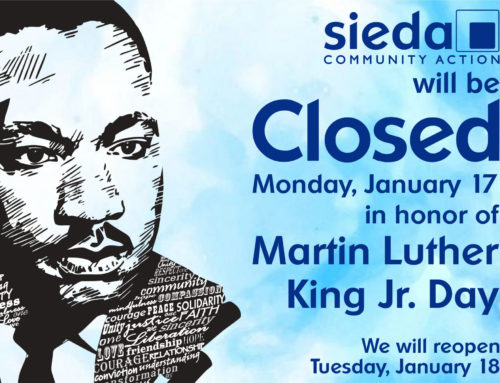 Sieda Closed for Martin Luther King Jr. Day