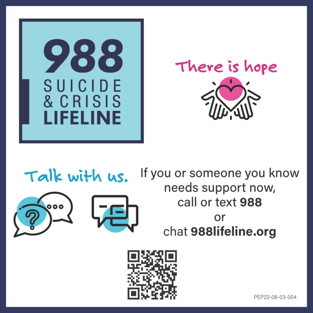 988 Suicide & Crisis Lifeline Information - Sieda Community Action
