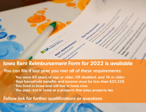 Iowa Rent Reimbursement Form January 3, 2022
